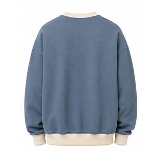 Sweat-shirt épais pour homme en molleton brossé à col rond avec tissu chaud pour un usage décontracté en hiver, les voyages et le quotidien - Product Image 5