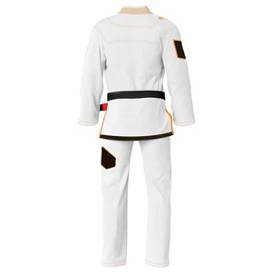 Uniforme de BJJ con Logotipo Personalizado en la Parte Delantera, Elástico, para Entrenamiento de Adultos, Duradero, Transpirable, de Secado Rápido, Ligero, 100% Algodón, 350g, Artes Marciales - Product Image 4