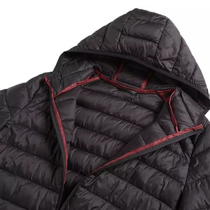 Ultra <b>Lightweight</b> Unisex Hooded Puffer <b>Jacket</b> Winter Waterproof Breathable Plus Size Custom Wholesale Supplier - Product Image 6