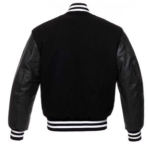 Men's High Quality Letterman Wool Varsity Jacket Latest Design with Hooded Collar Quick Dry Long for Winter Spring Street Wear - Product Image 2