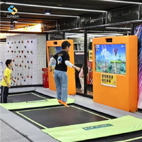 Projecteur de jeu interactif mural immersif AR pour trampoline, détection de mouvement, pour parc d'attractions