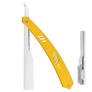 Navaja de Afeitar Profesional para Hombre, Cuchilla Recta Clásica, Afeitado Ligero - Product Image 1