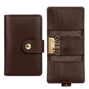 กระเป๋าใส่กุญแจหนังหรูหราพร้อมเทคโนโลยีป้องกัน RFID และซิปทนทาน เหมาะสำหรับใช้ในธุรกิจและการเดินทาง มีจำหน่ายแล้ว - Product Image 1