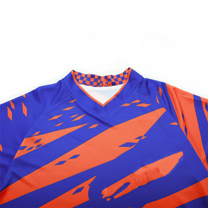 Camiseta de Motocross para Hombre al por Mayor, Manga Larga, Estampado por Sublimación, para Enduro y Carreras Todoterreno, Verde Neón y Negro MT - Product Image 4