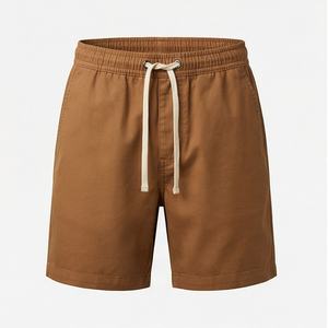 Pantalones Cortos Deportivos para Hombre de Buena Calidad, con Logotipo Personalizado, Transpirables, de Secado Rápido, de Lona Estampada, Poliéster/Algodón, con Cierre de Cordón - Product Image 1