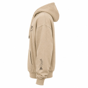 Sweat à capuche oversize en molleton Dravelle de haute qualité, imperméable, écologique, mélange polyester/coton, streetwear pour homme - Product Image 3