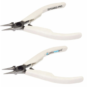 คีมปากกลมสแตนเลส ด้ามจับพลาสติก ปลายมาตรฐาน เครื่องมือความแม่นยำสูง สำหรับลวดเงิน ลวดทอง แบบกำหนดเอง ZETOMED PRO DIY - Product Image 3