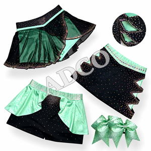 Ensemble d'uniformes de cheerleading personnalisés pour les filles, sports d'équipe, danse de cheerleading, tenue de compétition - Product Image 4