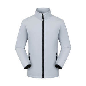 Chaqueta softshell de poliéster de 300 g/m² para exteriores, al por mayor, con logotipo personalizado, para minoristas estadounidenses de artículos de exterior. - Product Image 3
