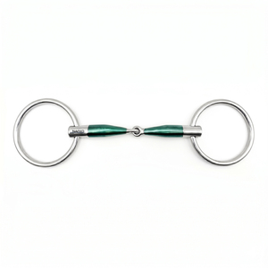 Bocado de Doble Articulación de Acero Inoxidable Premium para Caballo, Enlace Francés, Doma Clásica, Profesional, Anatómico, Anillo Suelto, Brida, Bocados Ecuestres - Product Image 1