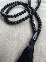 Tasbih rond en résine, fait main, écologique et luxueux