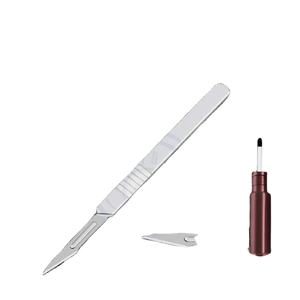 Lames de scalpel chirurgical en acier au carbone stériles réutilisables pour la chirurgie manuelle et laparoscopique - Product Image 2