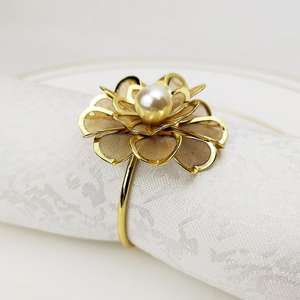 Anneaux de serviette haut de gamme décoratifs pour restaurants, hôtels et tables de luxe à domicile - Product Image 1