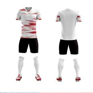 Último Diseño de Camisetas Personalizables, Corte Automatizado, 100% Poliéster Transpirable, Servicio OEM, Uniformes de Fútbol - Product Image 2