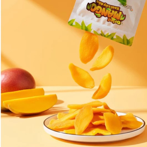 Bandes de mangue tropicale dorée, fruits secs moelleux, collation sucrée et moelleuse, morceaux de mangue, idéal pour la maison, le bureau, l'école, les aventures du week-end - Product Image 4