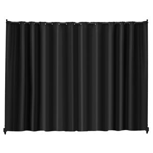 Portable Freestanding Room Divider Wheels Curtain Divider Stand Privacy <b>Screen</b> for Office Home <b>Screen</b> Room Dividers Product - Product Image 1