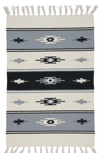 Alfombra/Corredor Floral Moderno Tejido a Mano de Algodón de Alta Calidad, Lavable, Reversible, de Tres Tonos, 950 GSM, para Hogar y Camping - Product Image 2