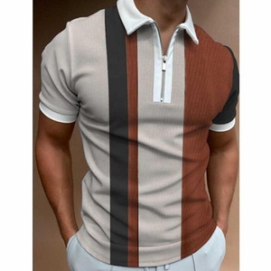 Nuevo Polo para hombre Camiseta de manga corta de microfibra Casual Algodón Sólido Anti-encogimiento Diseño de impresión para hombre Polos - Product Image 3