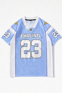 Fabricant et fournisseur de maillots de football américain en polyester de haute qualité, streetwear pour hommes, style Y2K, décontracté et sportif, vente en gros sur mesure - Product Image 4