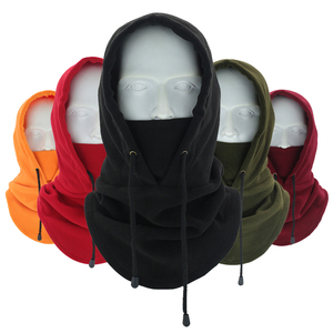 Balaclava unisexe à capuche réglable, cache-cou d'hiver pour le ski en plein air, respirant et imperméable, en polaire verte, taille adulte - Product Image 3