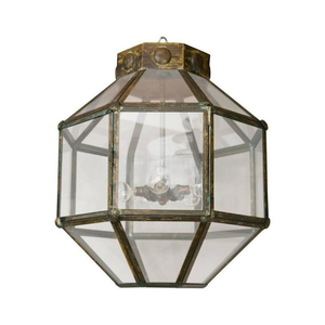 Portavelas Decorativo de Metal Estilo Antiguo, Linterna para el Día de San Valentín, Decoración del Hogar, Hecho a Mano, Forma Hexagonal, COLECCIÓN DE REGALOS - Product Image 1