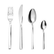 Ensemble de couverts élégants en acier inoxydable, cuillère, fourchette, couteau, vaisselle de table moderne, design durable - Product Image 5