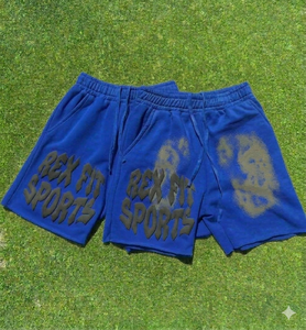 Nouveaux shorts de course d'entraînement 2026 – Qualité export 13 – Shorts de basketball pour hommes en coton imprimé – Shorts de sport - Product Image 2