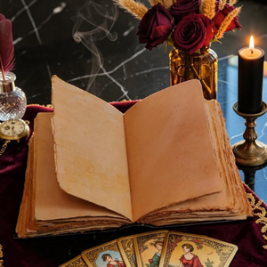 Diario de Cuero Personalizado con Cerradura, Diseño de Diosa Mística, Estilo Art Nouveau, Cuaderno de Fantasía, Libro de Sombras, Diario de Escritura, Regalo - Product Image 3