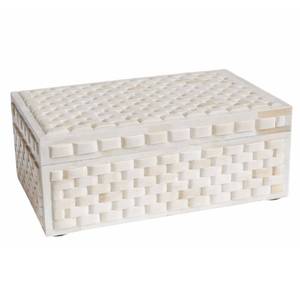 High Quality Handmade Tile Pattern Bone Inlay <b>Box</b> Bone Decorative Jewelry & <b>Keepsake</b> Storage Organizer <b>Box</b> for Home Decor - Product Image 1