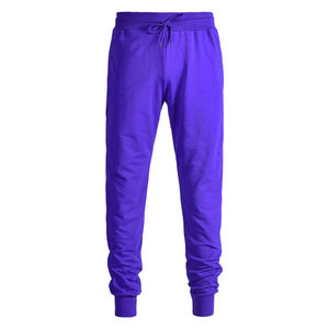 Pantalones de chándal de felpa para hombre con logo personalizado, talla europea, estilo cargo, con bolsillos, cintura media, de peso pesado, venta al por mayor - Product Image 1