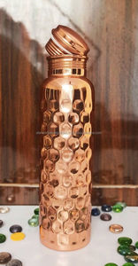 100% bouteille en cuivre d'origine cuisine et verres de table bouteilles d'eau en cuivre pur faire bouillir l'eau Applicable pour un usage de bureau - Product Image 6