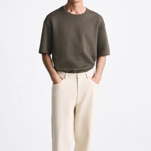 T-shirt en coton imprimé de haute qualité, 100 % coton, manches courtes, coupe ample, respirant, décontracté, pour l'été, logo personnalisé, 200 grammes - Product Image 1