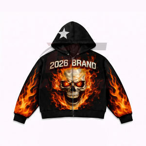 Ensemble sweat-shirt et jogging surdimensionné pour homme et femme, style streetwear, imprimé personnalisé avec strass, printemps/été - Product Image 2