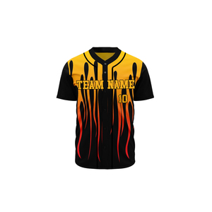 Chaquetas de béisbol transpirables con estampado digital por sublimación, diseño personalizado OEM, hechas a medida. - Product Image 5