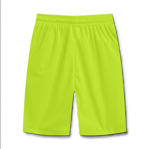 Shorts pour femmes personnalisés, couleur vert lime, en tricot, avec cordon de serrage à la taille et poches latérales, séchage rapide, coupe sportive, shorts pour femmes de taille normale - Product Image 2