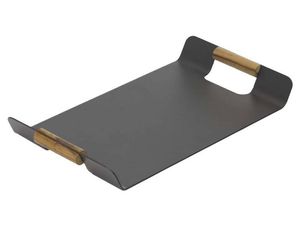 Plateau de service contemporain en aluminium poli, écologique et durable, pour fruits et dattes - Product Image 4