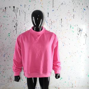 HOT PINK <b>Mock</b> <b>Neck</b> Sweatshirt 100% wide <b>neck</b> Sweatshirt Finer Threads - Product Image 3