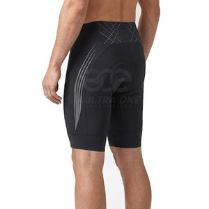 Stylish Look Men Performance Cycling Shorts Lightweight Quick Dry Sporty Solid Pattern <b>for</b> Cycling Sports & Outdoor Activities - Product Image 3