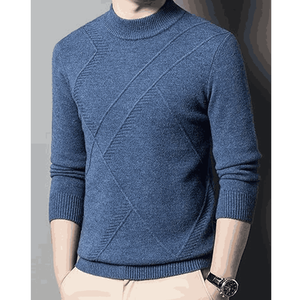 Pulls en mohair unisexes pour hommes, col rond, mohair - cachemire, pull d'hiver tendance, respirant, pull en mohair pour hommes, chaud - Product Image 1