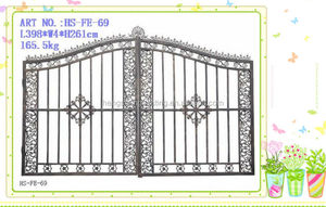 Cổng Chính Bằng Sắt Wrough Hiện Đại Thiết Kế Hengsheng - Product Image 3