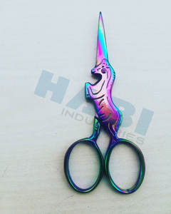 Ciseaux de broderie professionnels de haute qualité en acier inoxydable, ciseaux à filer avec revêtement papier, couleur personnalisée, pour nail art - Product Image 5