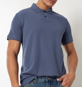 Polo homme premium en polycoton, tissu CVC respirant, haut décontracté pour affaires, anti-boulochage, manches courtes, vêtement de travail - Product Image 3