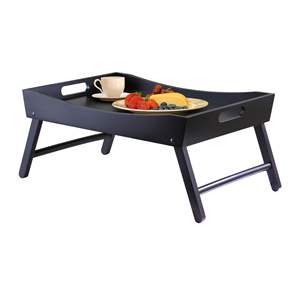 Plateau de lit pliable Benito avec plateau de service élégant à dessus incurvé - Product Image 3