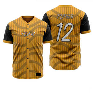 Good Quality Custom Printing Baseball Plain Shirts Baseball Jersey Outfit Sublimation <b>Cheap</b> Price Baseball Uniform - Product Image 6