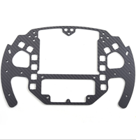 Volant de jeu de course automobile en fibre de carbone 3K personnalisé pour simulateur de course automobile, pièces de moules en fibre de carbone, pour Porsche/BMW/Benz