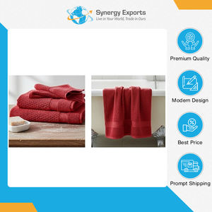 Offre spéciale sur des serviettes de bain en polycoton de qualité supérieure, séchage rapide, douces pour la peau, respectueuses de l'environnement, fabriquées en Inde. - Product Image 3