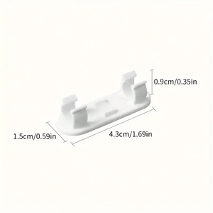 20 Pezzi Clip Adesivi Trasparenti per Gestione Cavi, Organizzatori per TV, PC, Ethernet, per Scrivania, Parete, Casa, Ufficio - Product Image 5