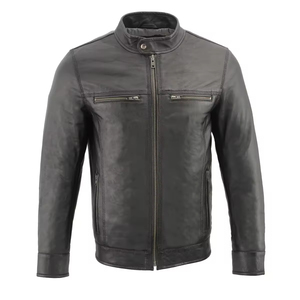 Chaqueta de Motocicleta de Cuero de Oveja Genuino para Hombre, Hecha en Pakistán 2026 |   Chaqueta Impermeable y Transpirable de Invierno para Tallas Grandes, Venta al Por Mayor - Product Image 5