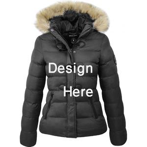 Chaqueta Acolchada de Invierno para Niñas, Diseño Nuevo de Fábrica, con Capucha y Cremallera, Gruesa, Ecológica, de Alta Calidad, con Bordado - Product Image 1