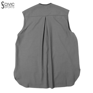 Gilet de barbier robuste à logo personnalisable pour hommes avec fermeture à glissière Veste de coupe de cheveux de salon pour vêtements d'extérieur - Product Image 2